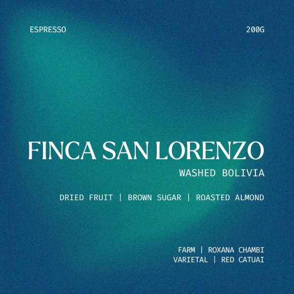Espresso | Finca San Lorenzo, Bolivia