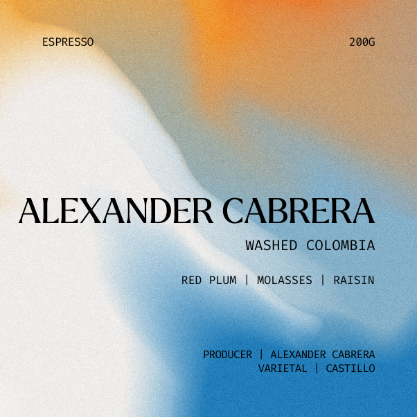 Espresso | Alexander Cabrera, Colombia