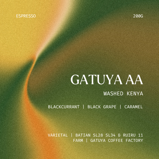 Espresso - Gatuya AA, Washed Kenya