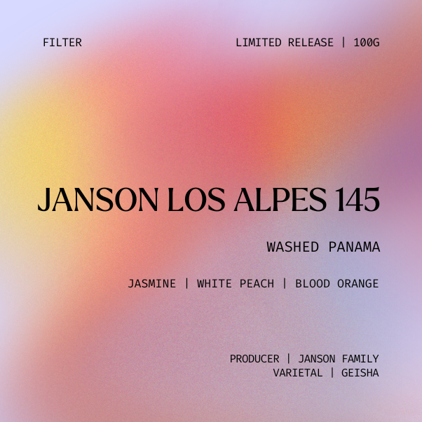 *Limited Release* Filter | Janson Los Alpes Lot 145, Panama