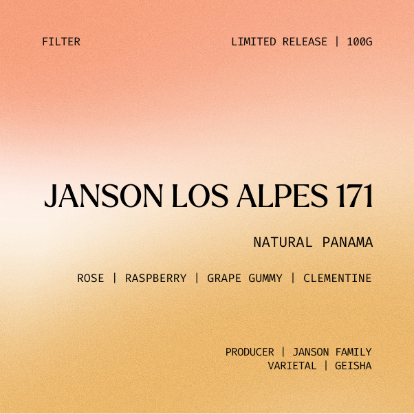 *Limited Release* Filter | Janson Los Alpes Lot 171, Panama