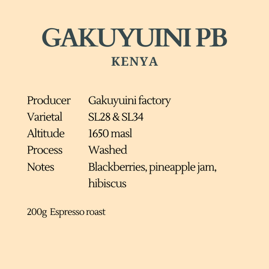 Espresso - Gakuyuini PB, Kenya