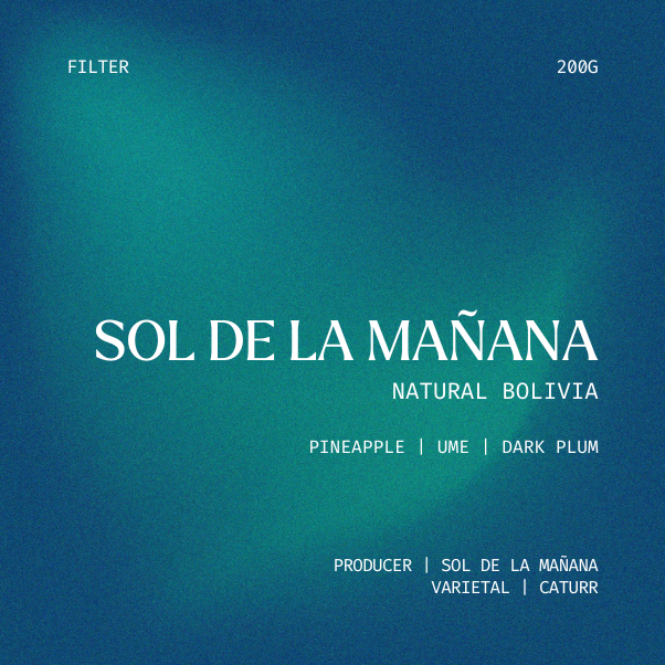 Filter | Sol De La Mañana, Bolivia