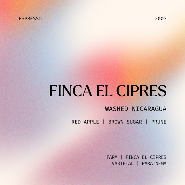 Espresso | Finca El Cipres, Nicaragua