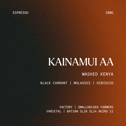 Espresso | Kainamui AA, Kenya