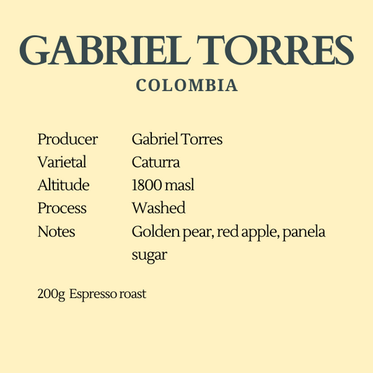Espresso - Gabriel Torres, Colombia