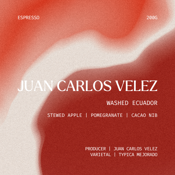 Espresso | Juan Carlos Velez, Ecuador